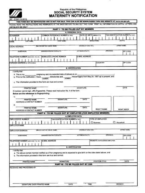 sss mat 1 form|sss gov ph.